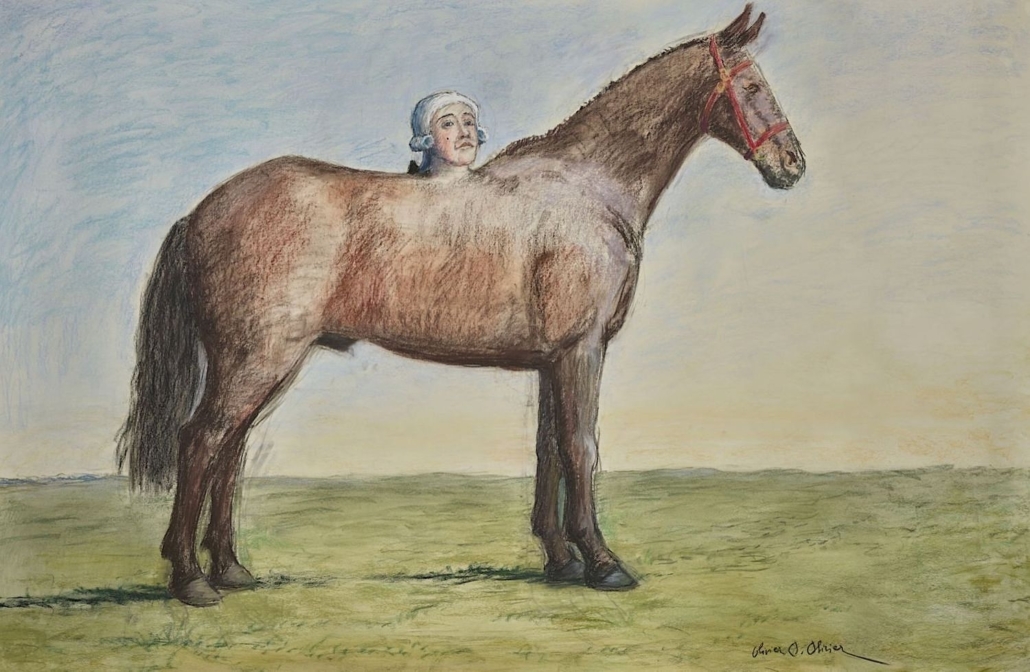 01 - Olivier O. Olivier, Equestrian portrait, 1998